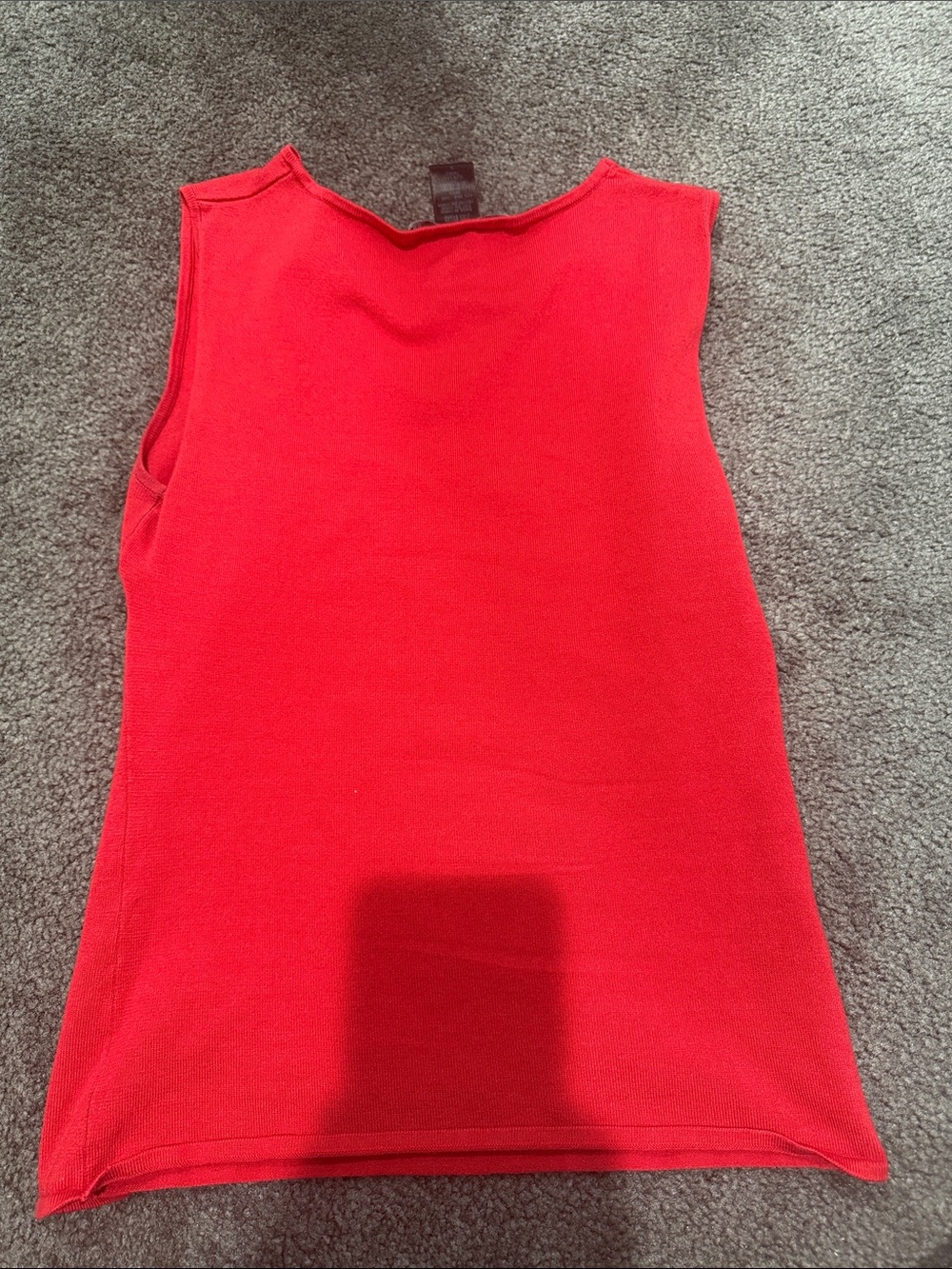 Perceptions Red Sleeveless Tank - Picture 2 of 2